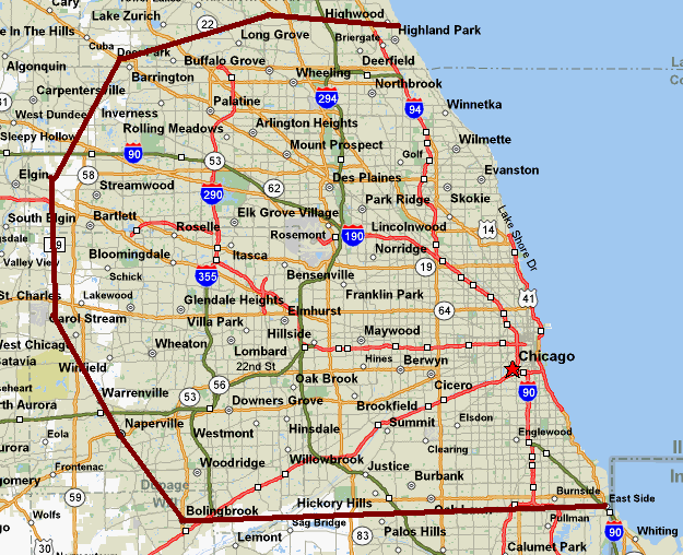 Service Area Map