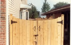 Wood Pedestrian Gate