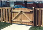 Wood Pedestrian Gate